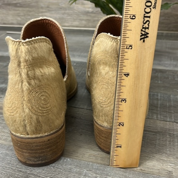 Mi.iM Tan Calf Hair Ankle Boot Size 6.5 - Picture 9 of 12